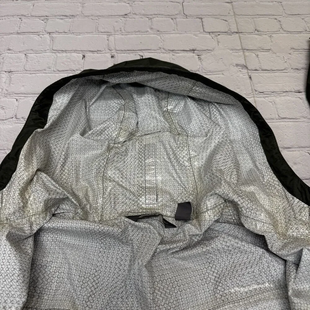 Eddie Bauer Men Outdoor Hiking Windbreaker Rain Coat Jacket Size Large B376 -9